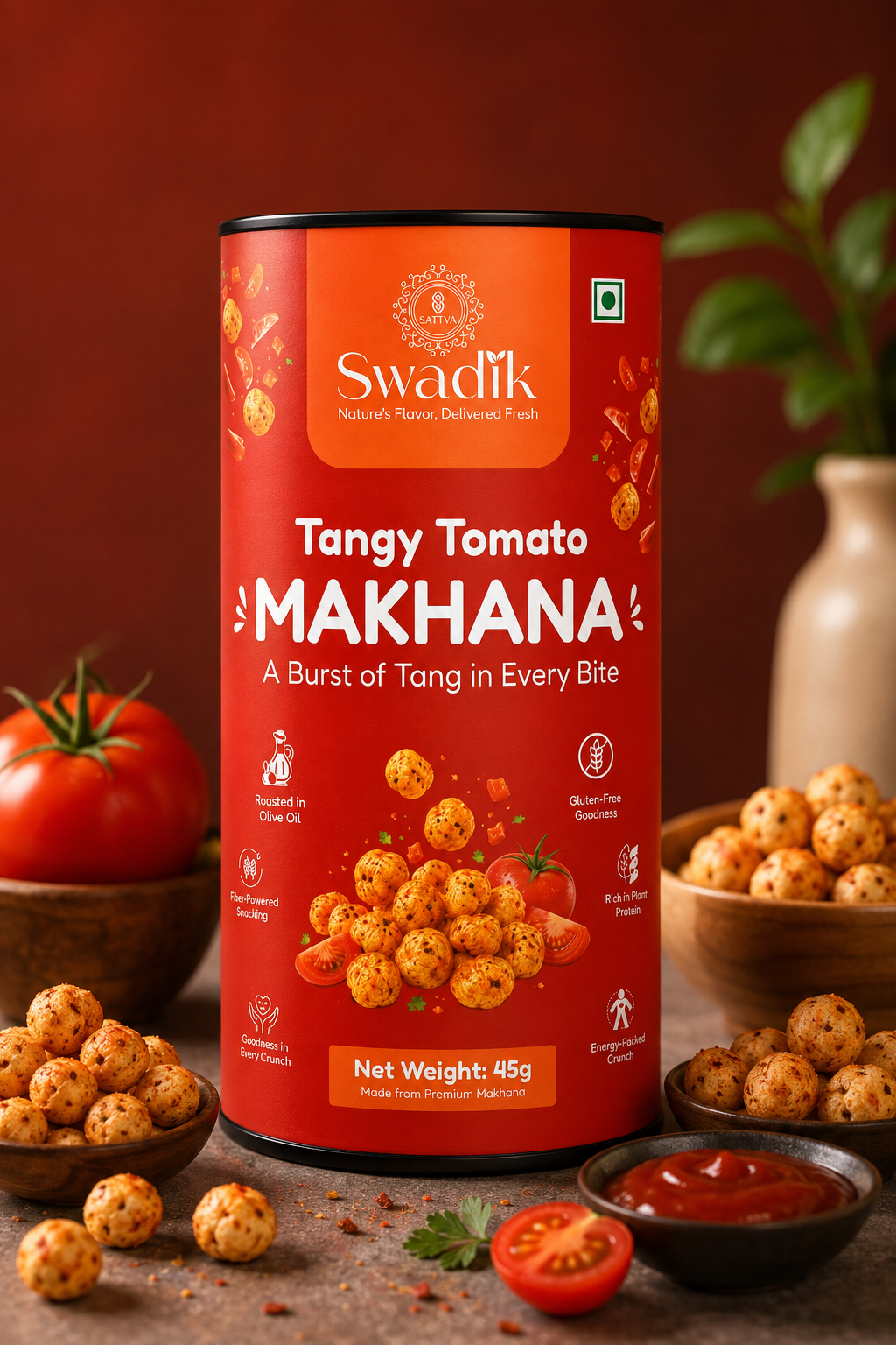Tangy Tomato Makhana