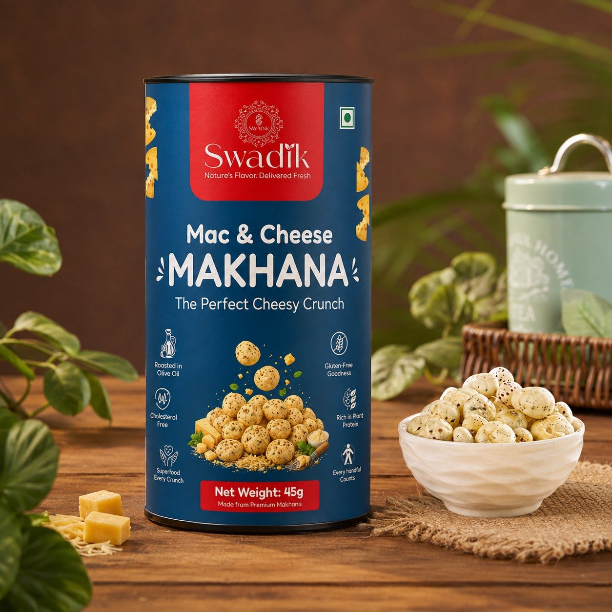 Mac & Cheese Makhana