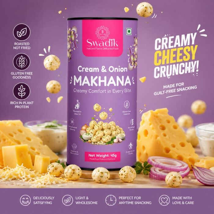 Makhana Cream and Onion