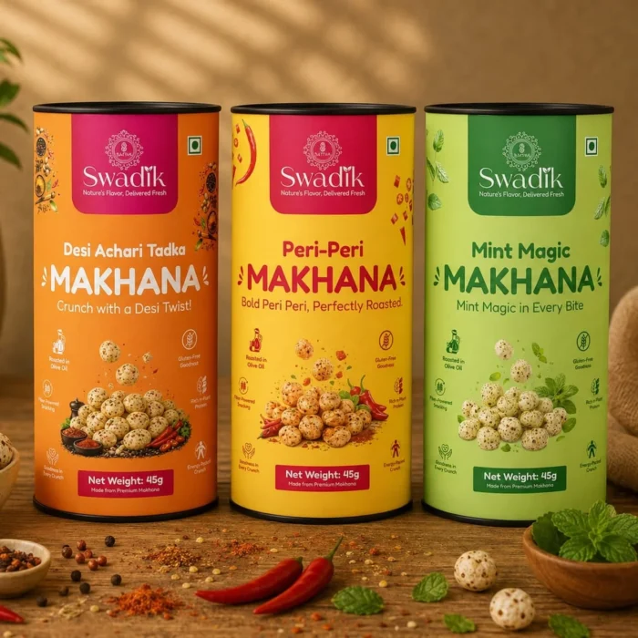 Desi Achari Tadka + Peri Peri + Mint Magic Combo Pack (3 Flavours)
